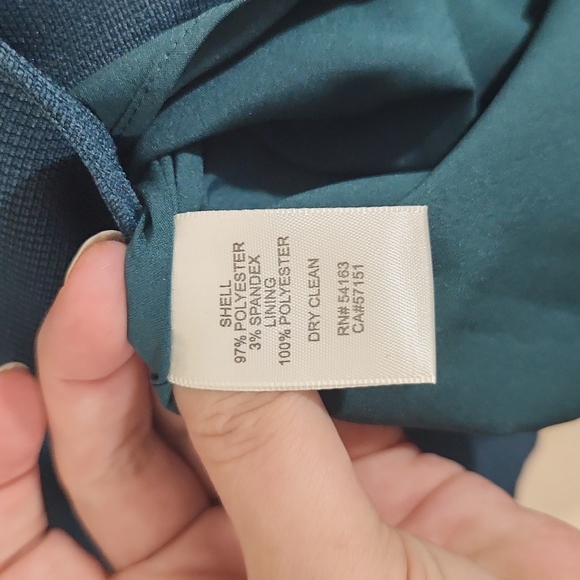 Eliza J Green 2 Ruffled Layers Shift Dress SZ 12 - Picture 8 of 8